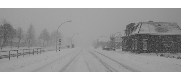 sneeuw in Smilde
