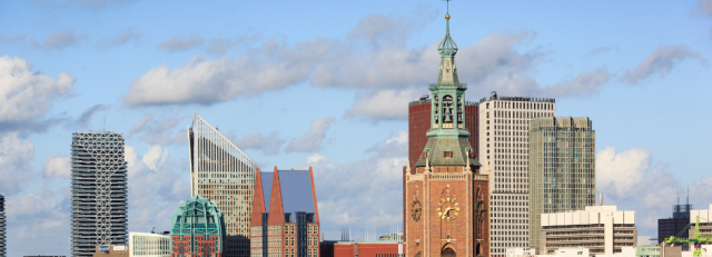 Banner Grote Kerk Den Haag